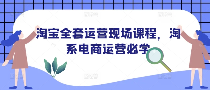 淘宝全套运营现场课程，淘系电商运营必学